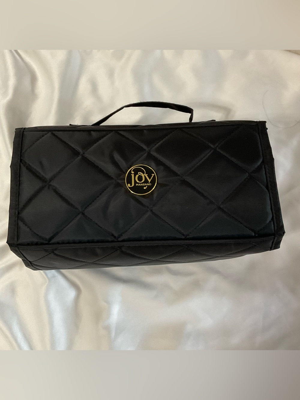 NWOT Joy Mangano Better Beauty Case w/ clear detachable compartments, black